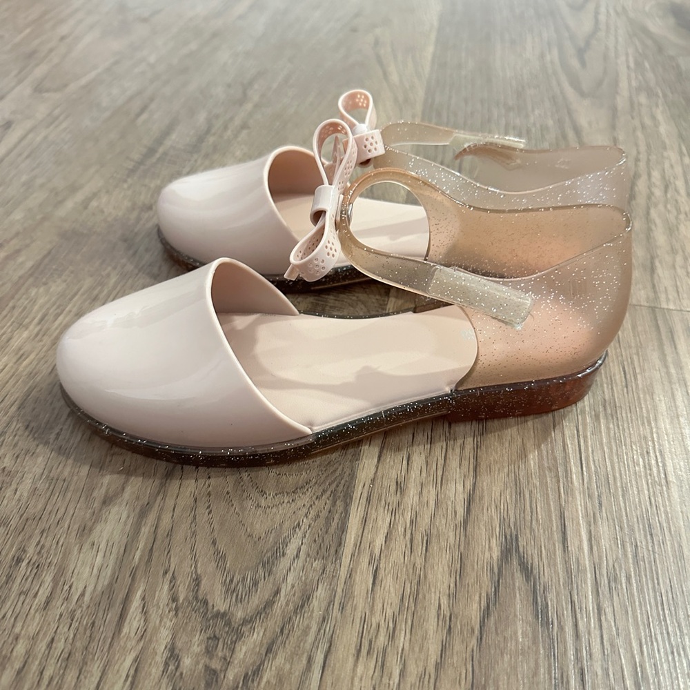 Mini Melissa beige jelly flats size 3 - Picture 5 of 6